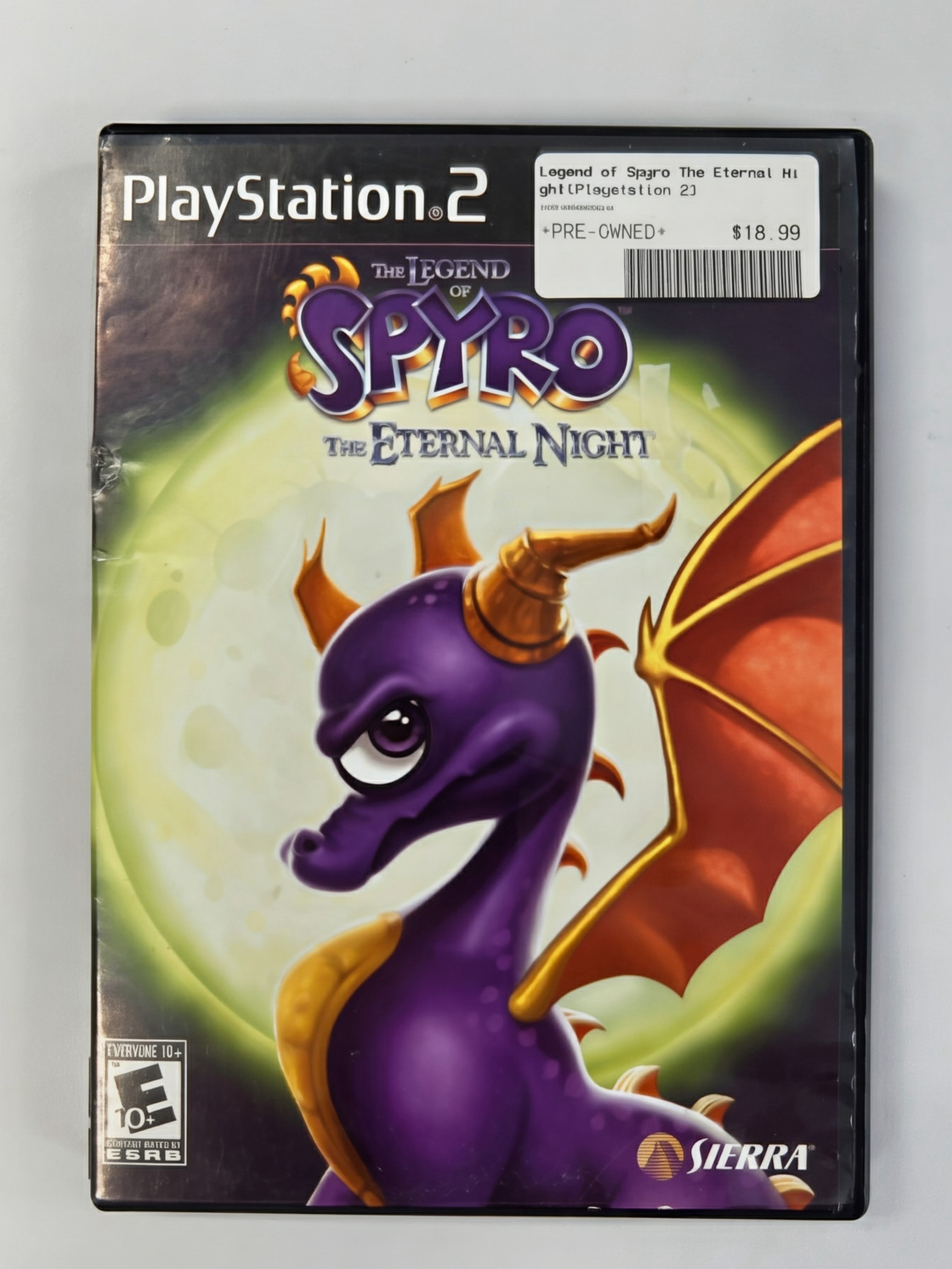 Legend of Spyro:                     The Eternal Night PlayStation 2