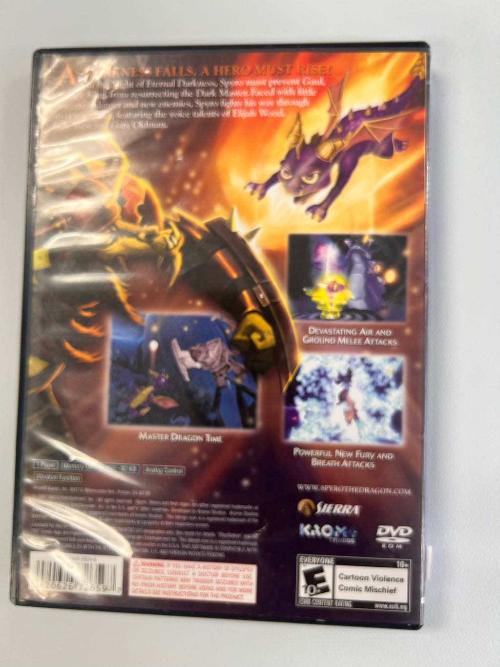 Legend of Spyro:                     The Eternal Night PlayStation 2