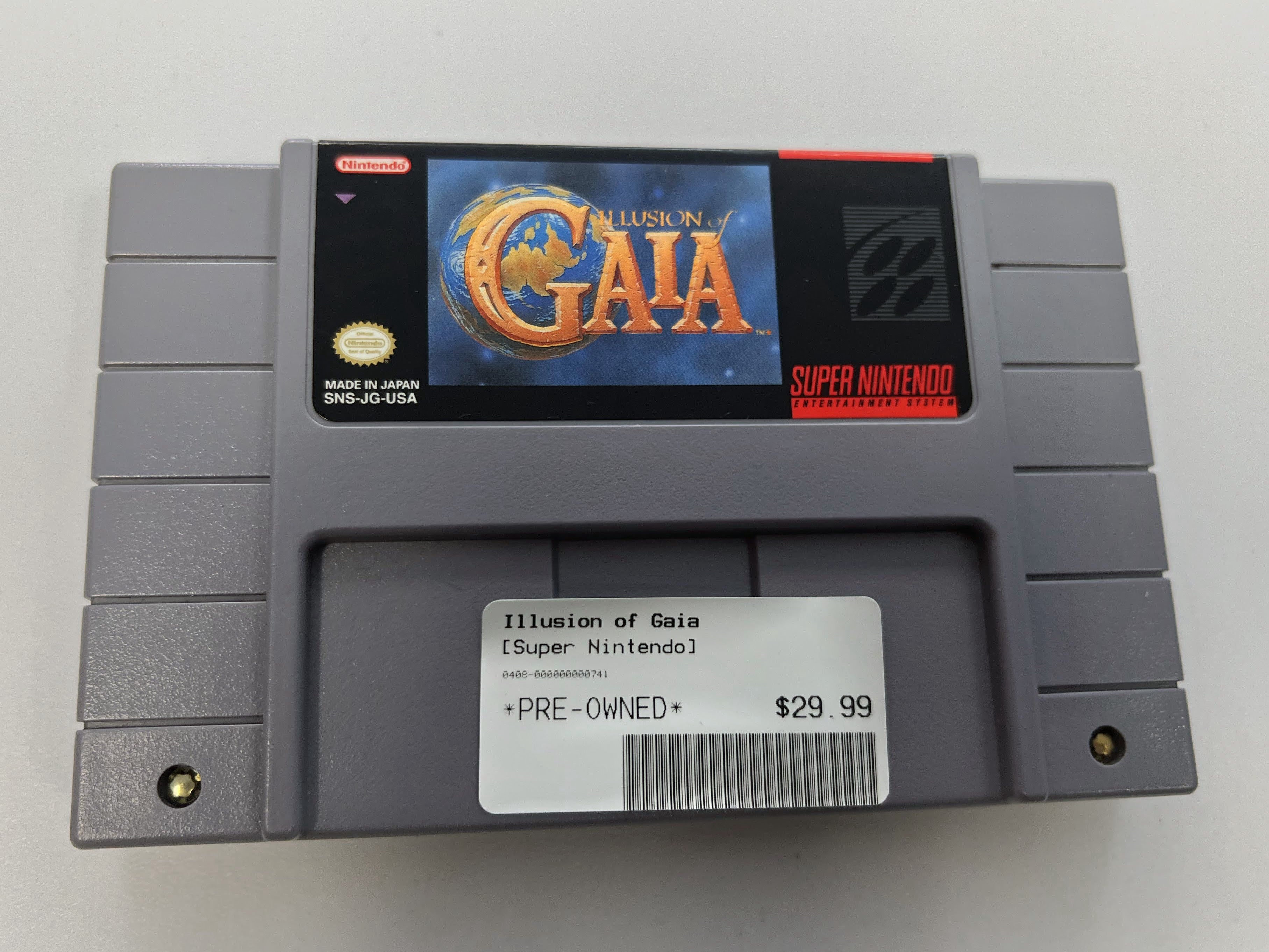 Illusion of Gaia                      SNES