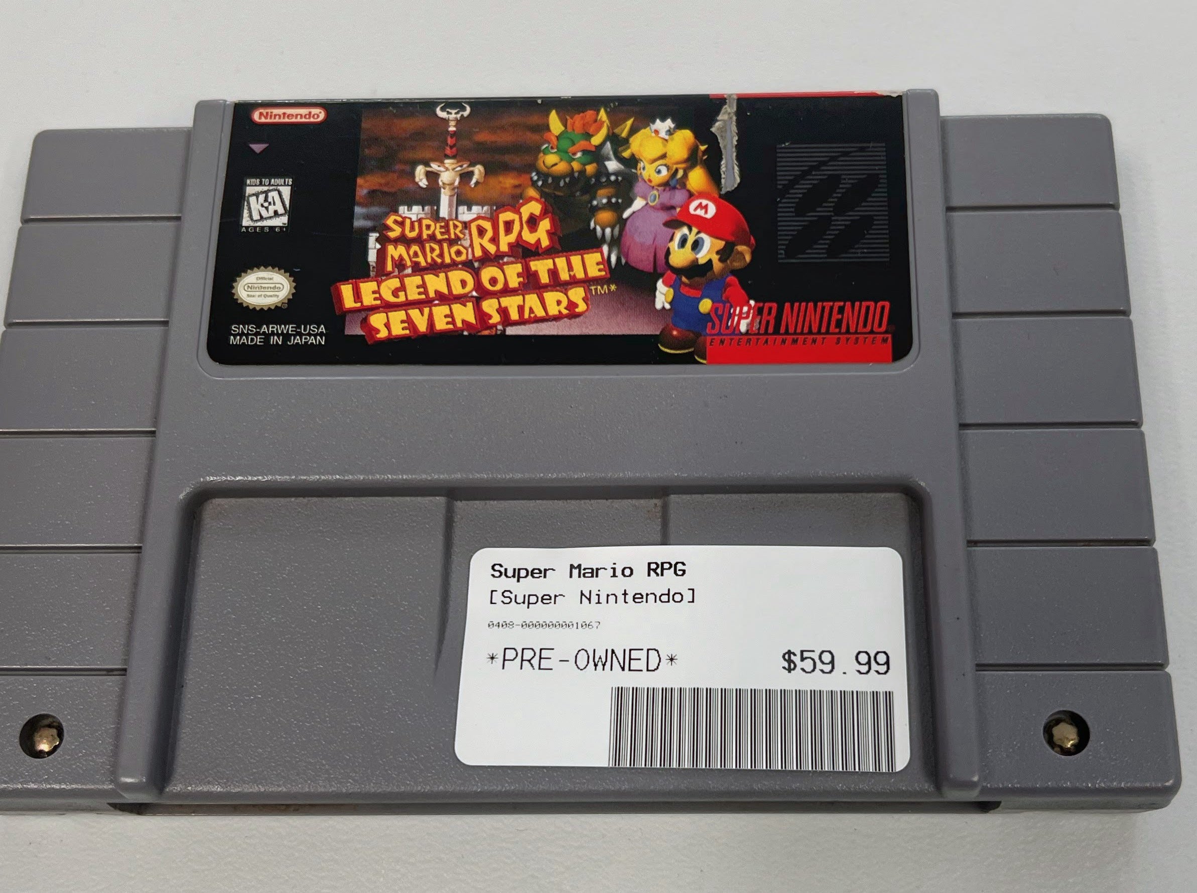 Super Mario RPG: Legend of the Seven Stars SNES