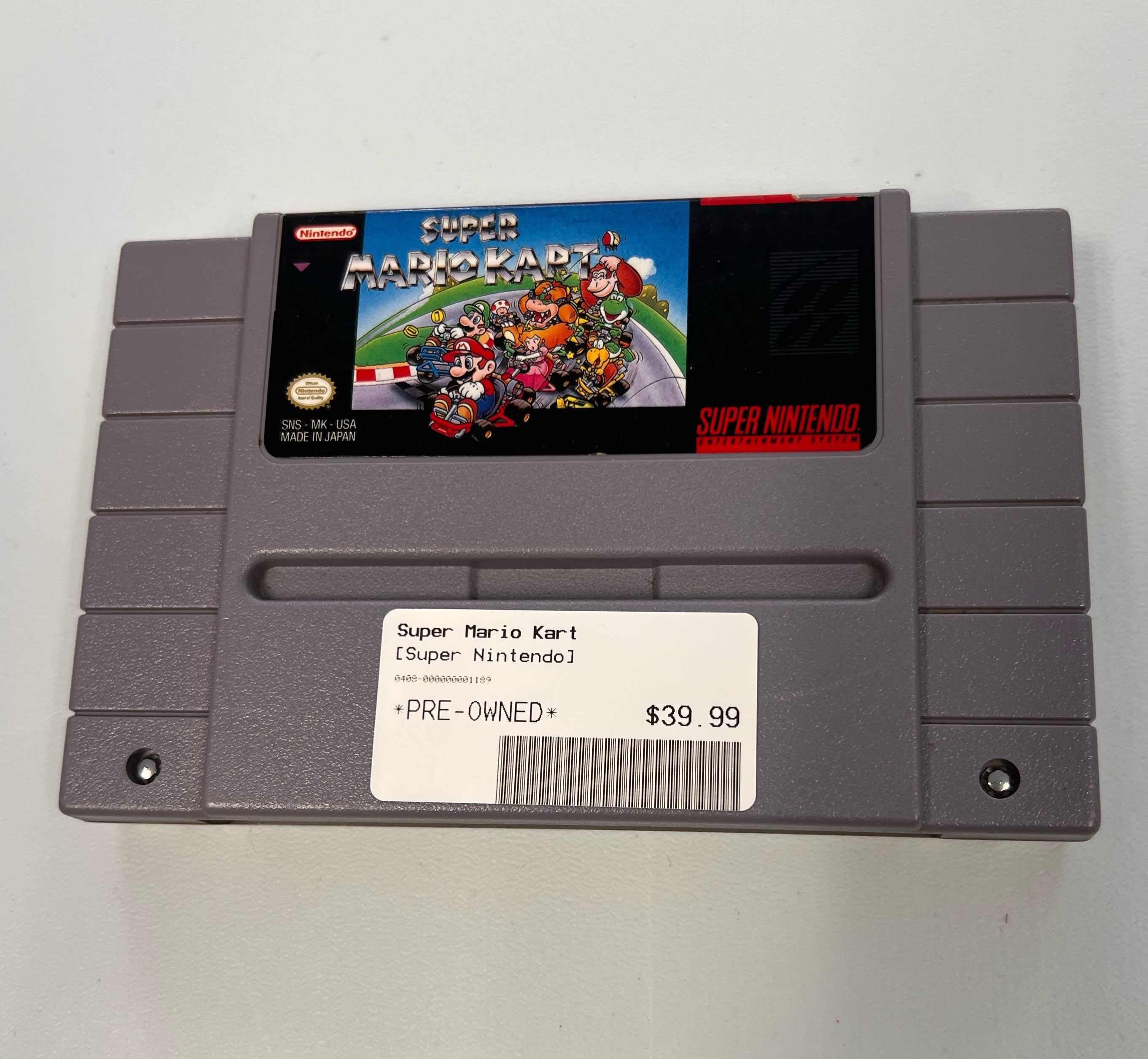 Super Mario Kart                  SNES