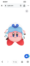 Kirby Frosty Ice 6” Plush