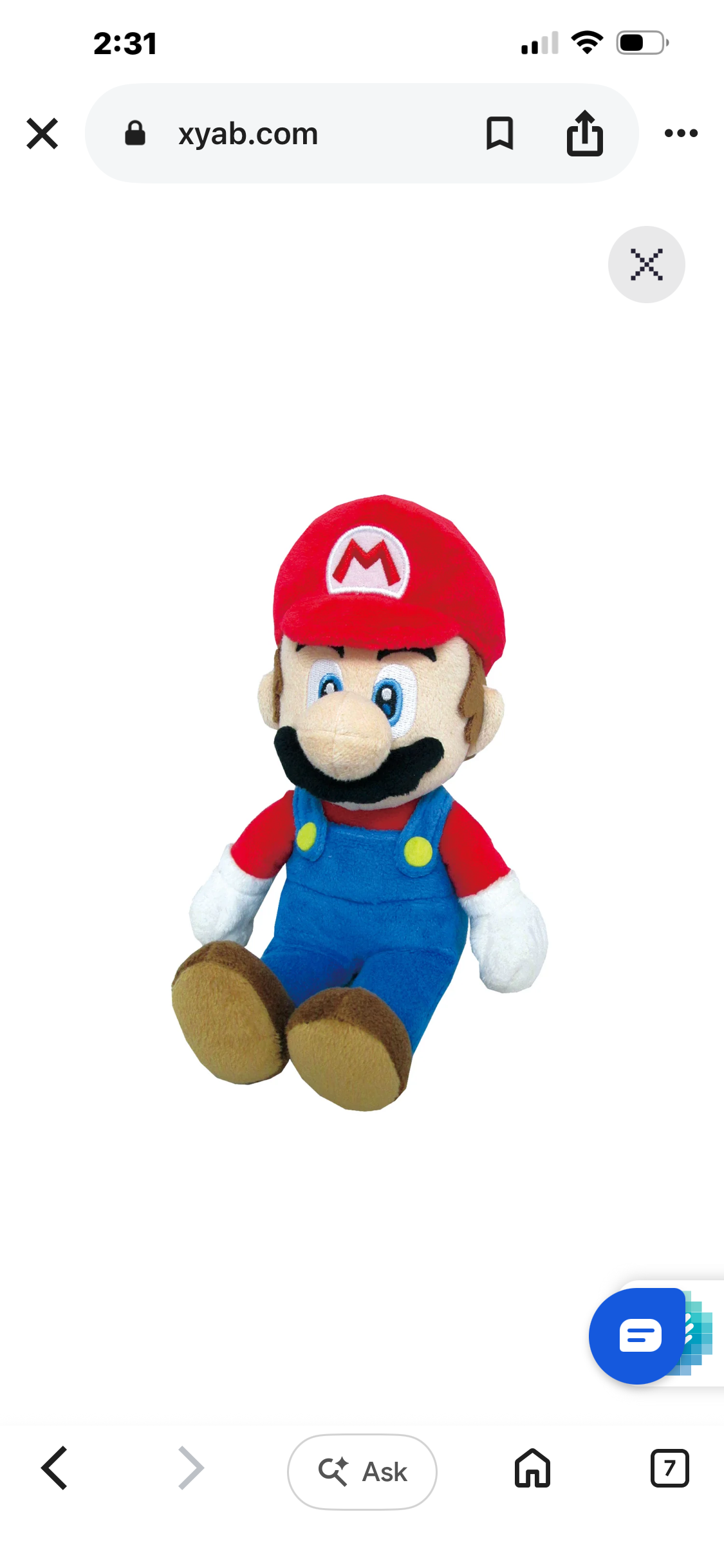 Mario 10” Plush