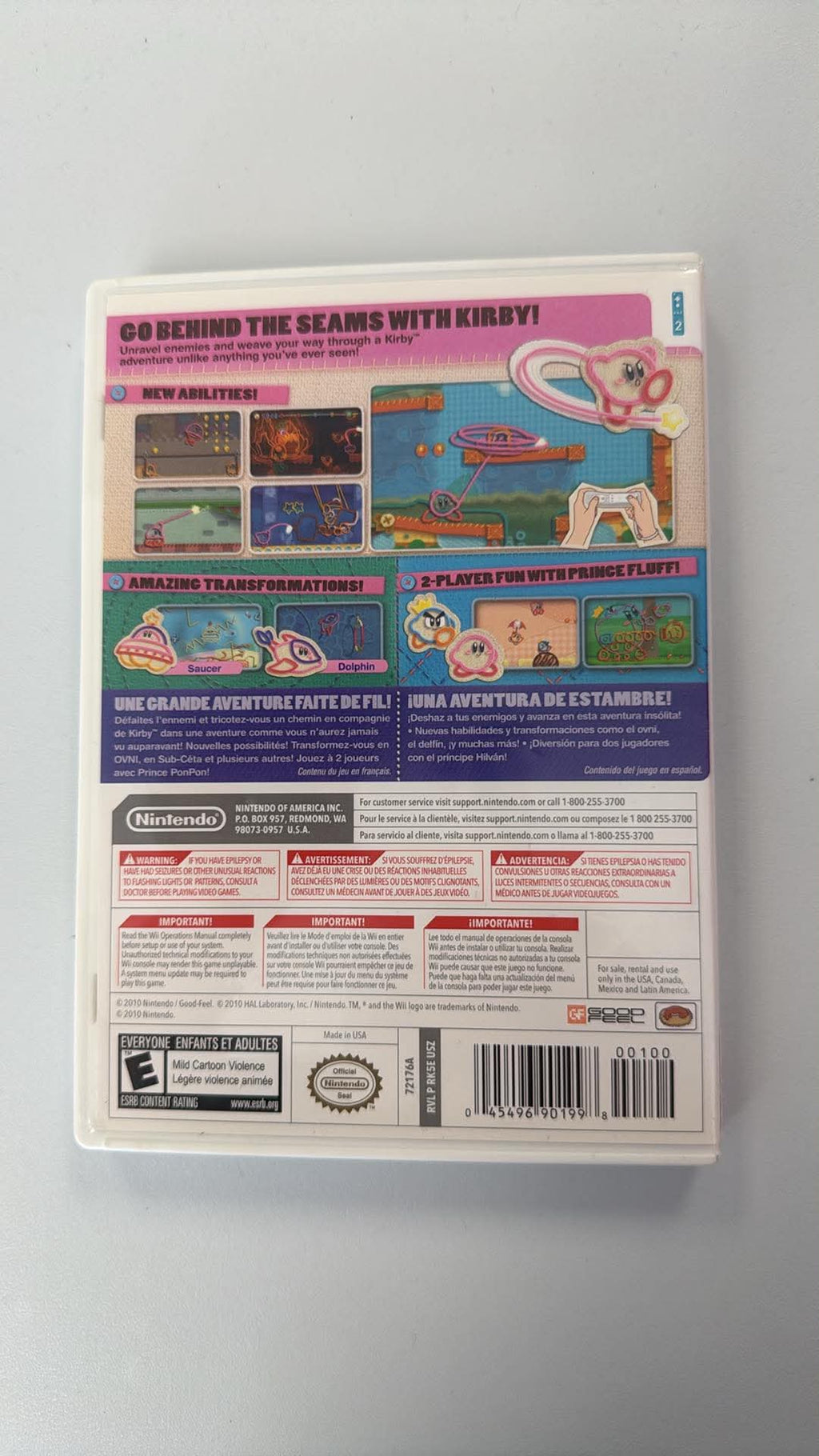 Kirby’s Epic Yarn (Wii U)