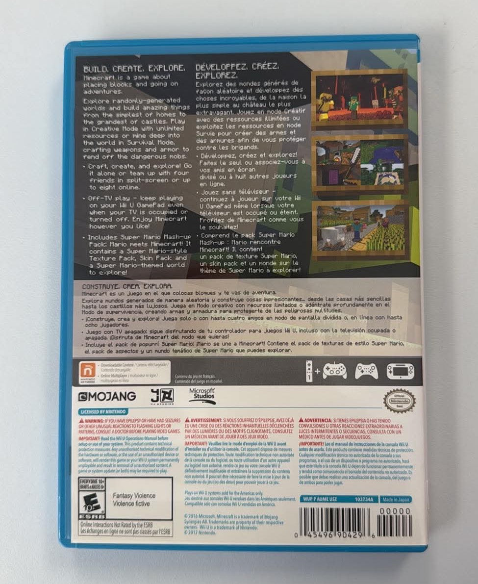 Minecraft Wii U